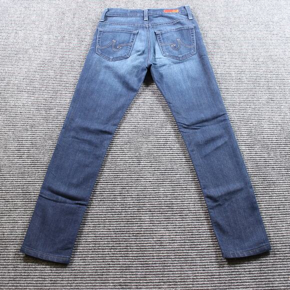 AG Adriano Goldschmied Farrah Skinny Jeans Women's 25x27 Blue High Rise Stretch - Picture 2 of 9